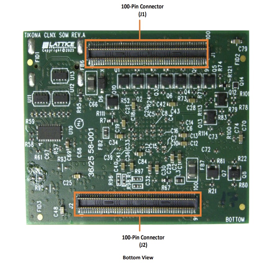 Lattice Semiconductor CrossLinkU-NX System-on-Module (SoM) Board